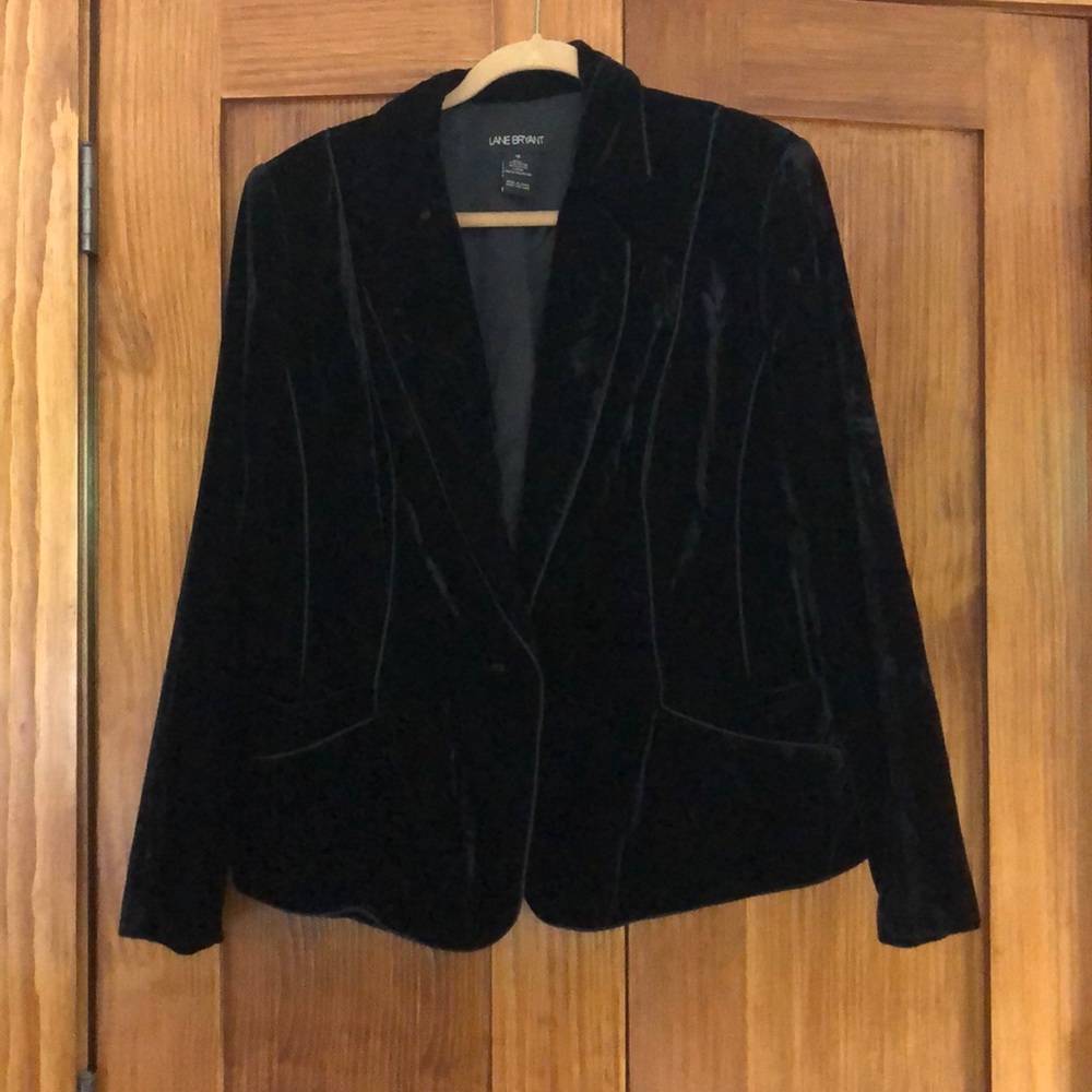 Velvet fitted jacket lane Bryant 18w